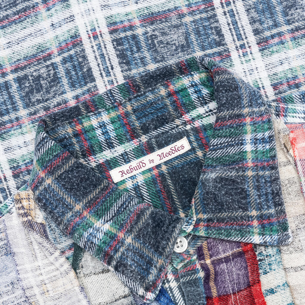 Ribbon Wide IO Flannel Shirt Assorted