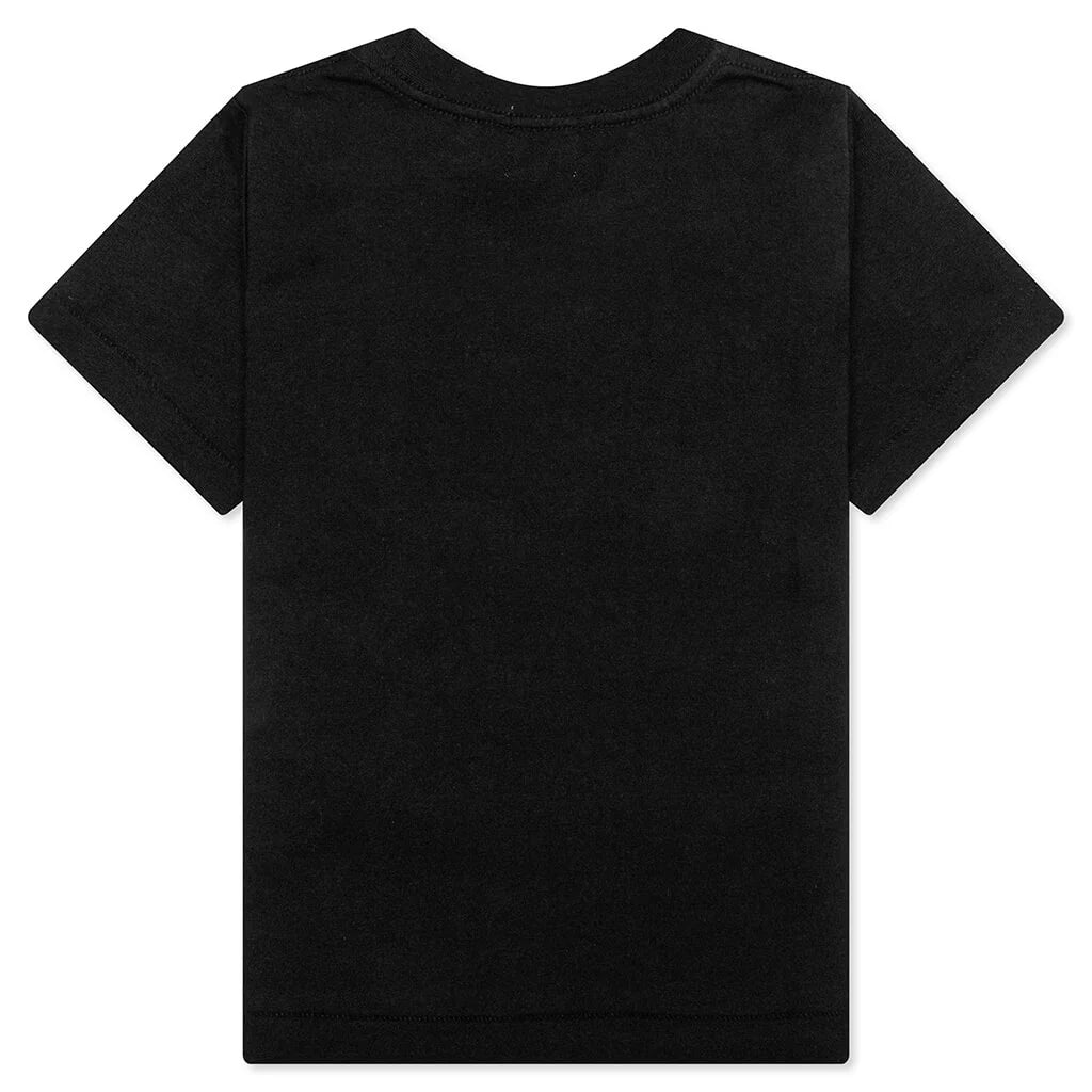 Kids Color Camo Shark Tee Black Red