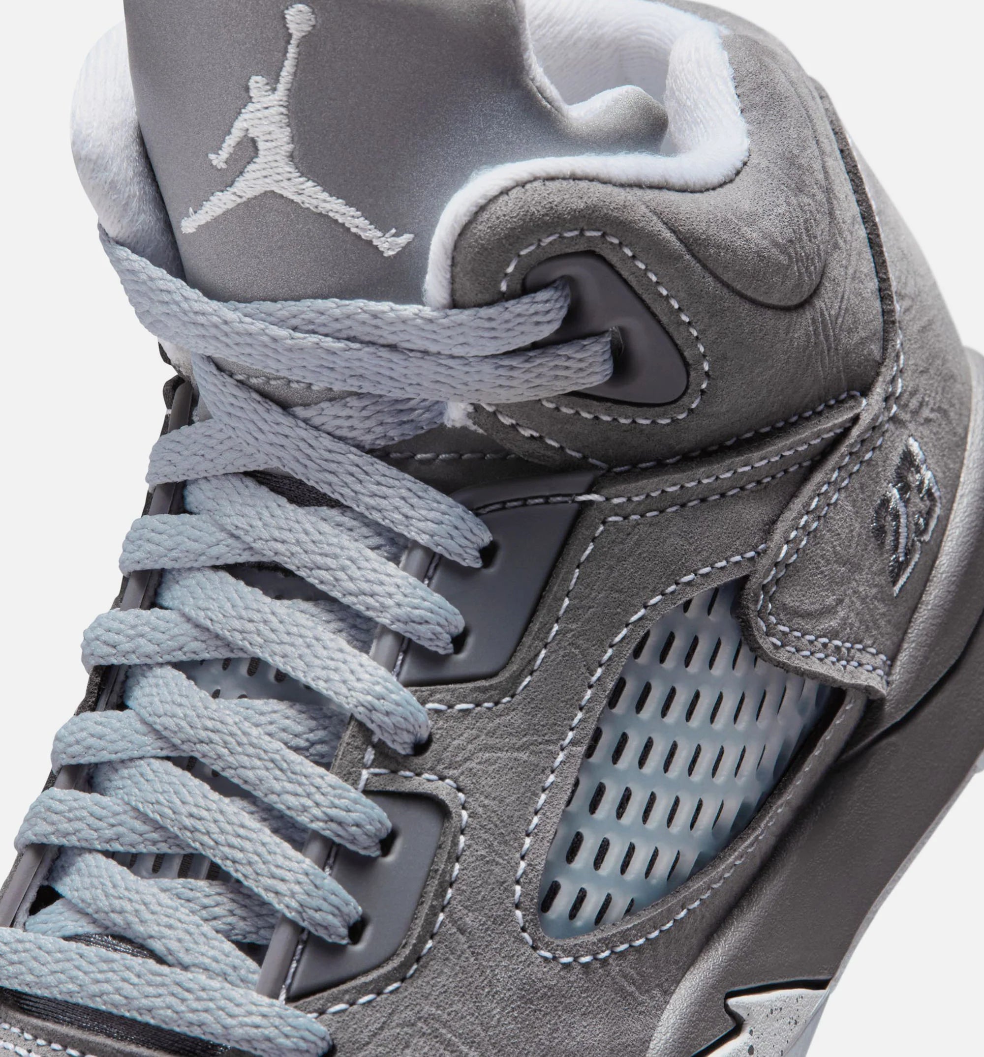 Air Jordan 5 Retro Wolf Grey Preschool Lifestyle Shoe Light Graphite White Wolf Grey
