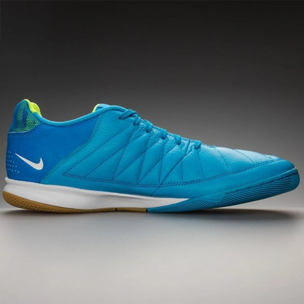 Nike Gato II Indoor Soccer Shoes Blue Lime White