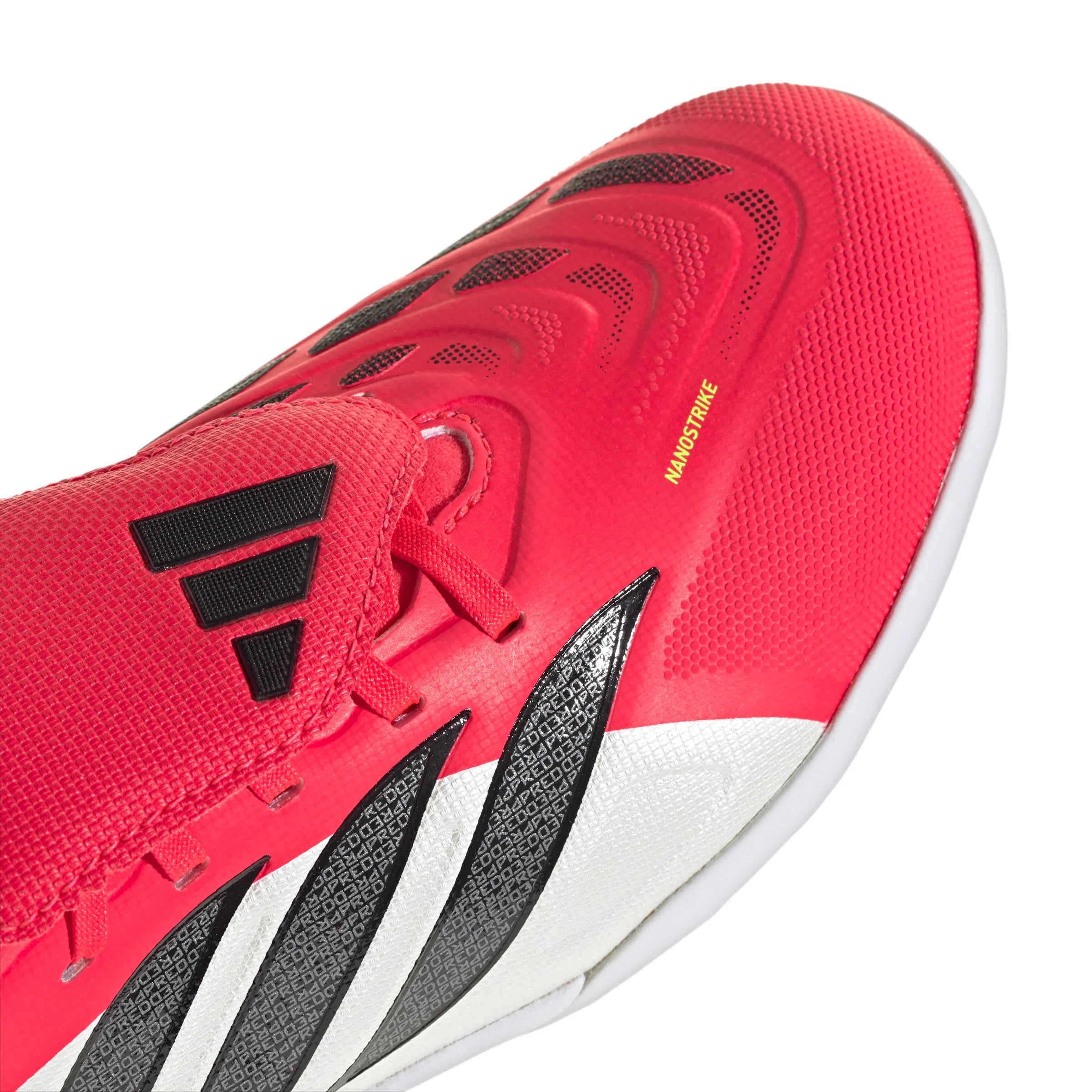 adidas Predator League Fold Over Tongue TF Turf Youth Soccer Cleats Red Black White