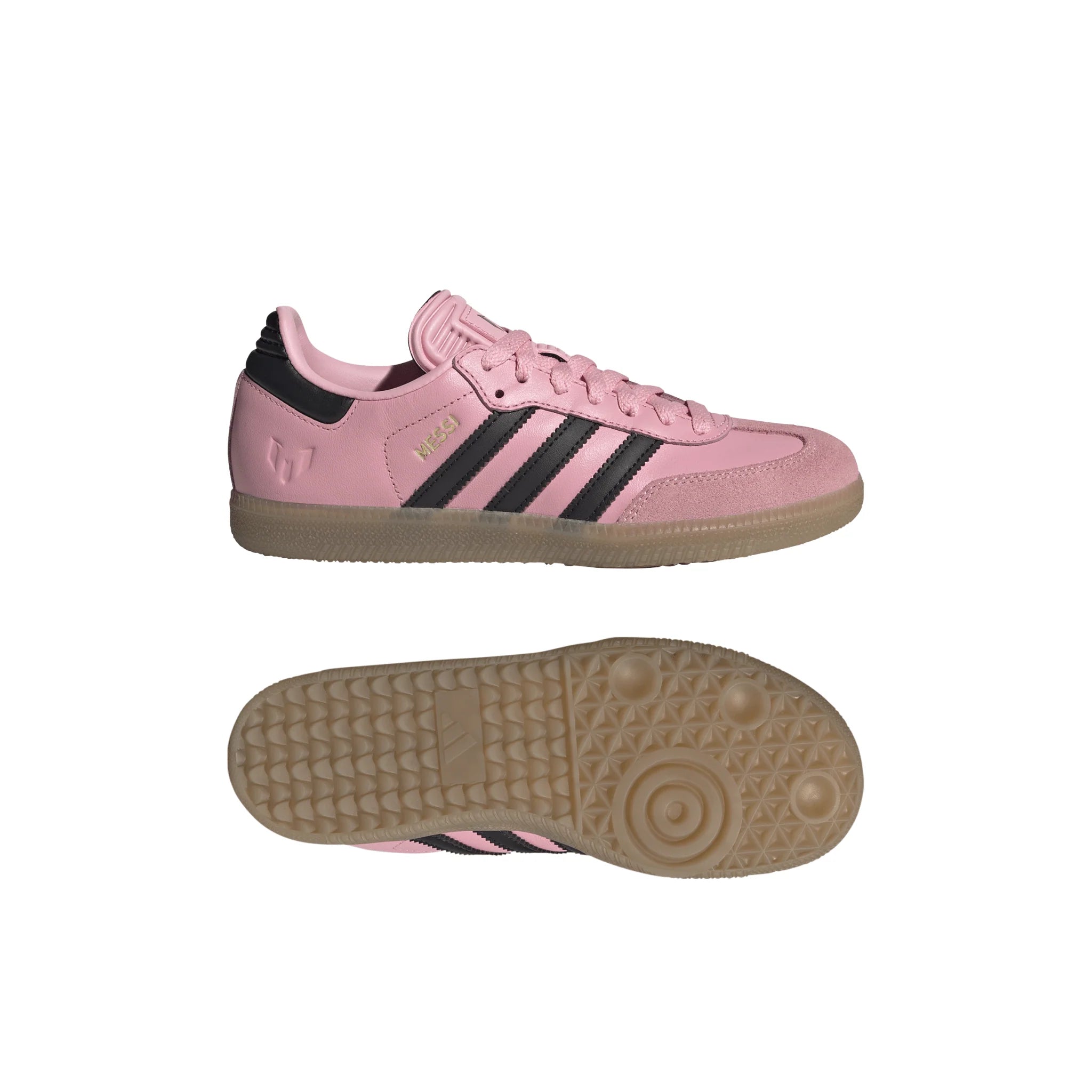 adidas Samba Messi Boots Junior Indoor Pink Black
