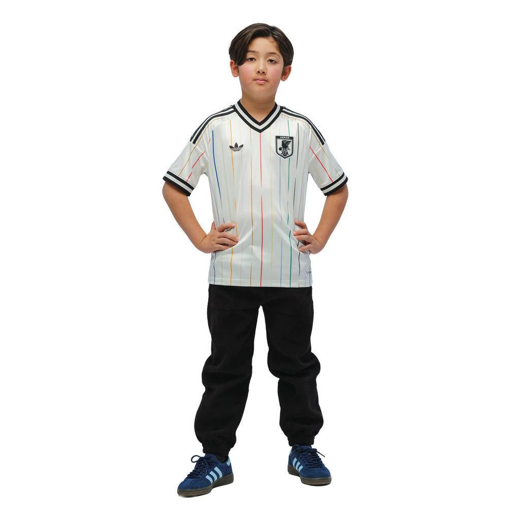 adidas Japan Away Youth Soccer Jersey 2026 White Black