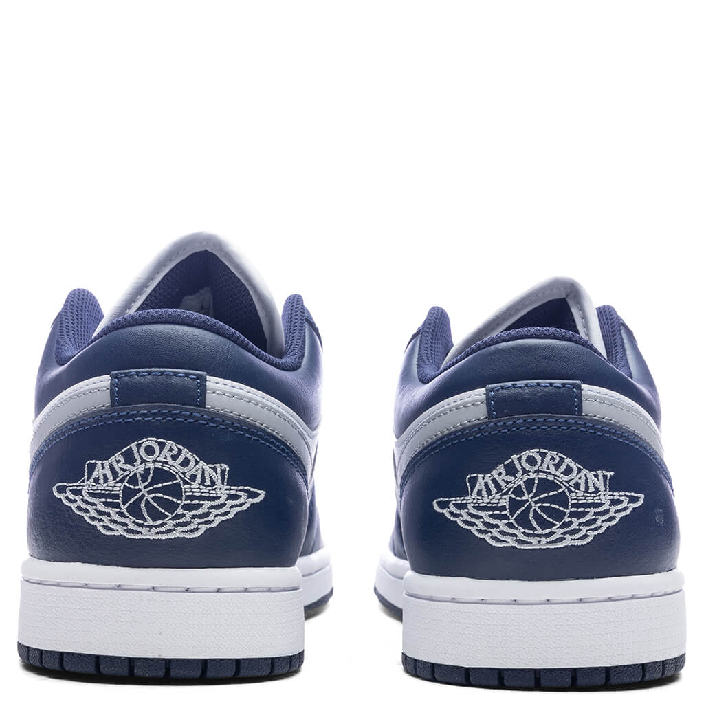Air Jordan 1 Low White Wolf Grey Midnight Navy