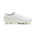 PUMA King 20 Ultimate FG AG Firm Multi Ground Mens Soccer Cleats White Red Yellow
