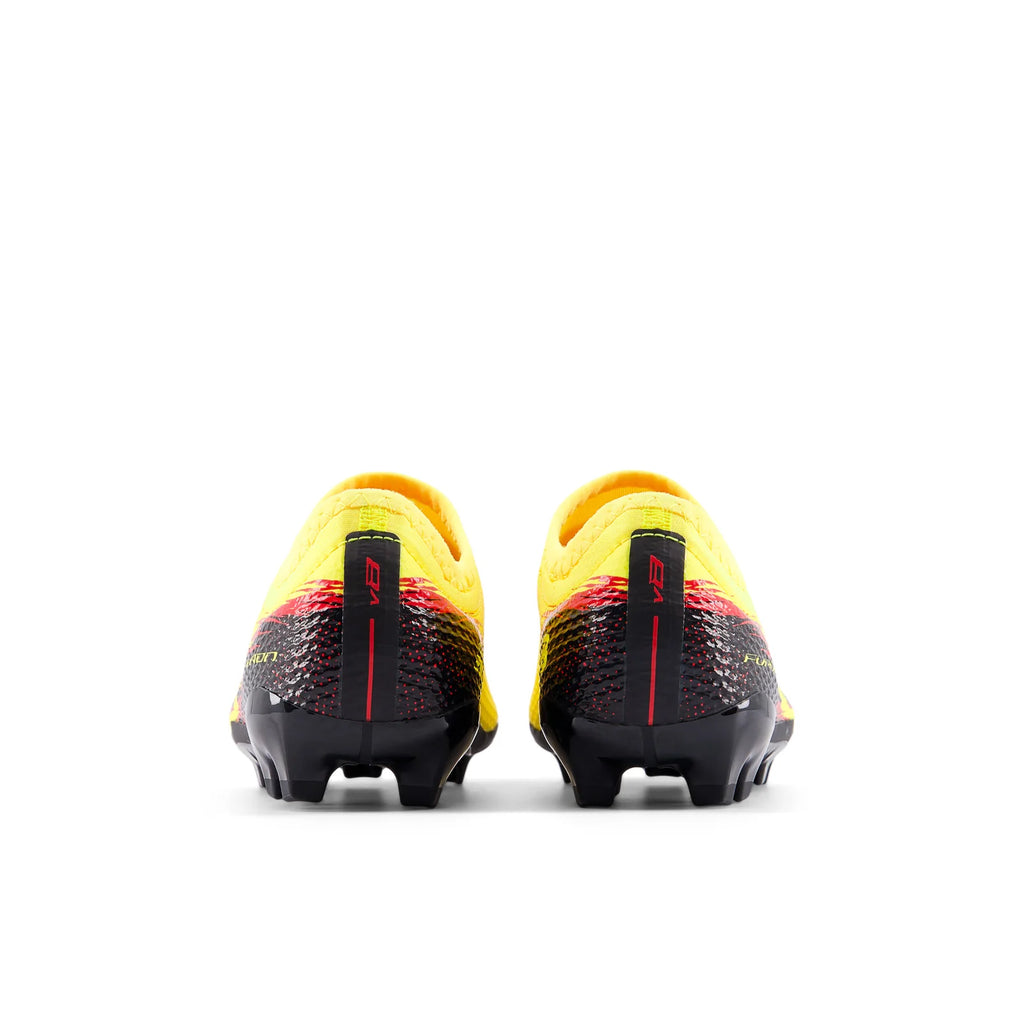 New Balance Furon Team V8 FG Firm Ground Youth Soccer Cleats Punch Yellow