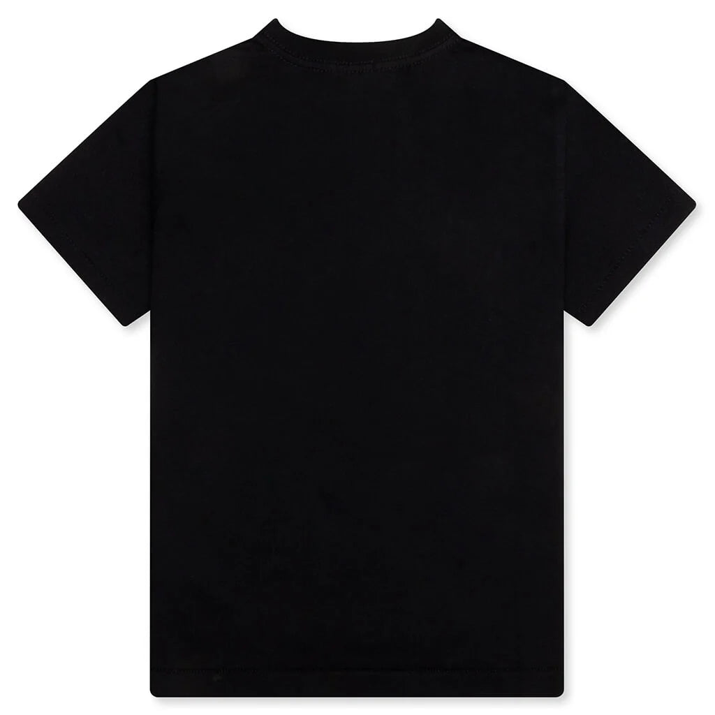 Kids ABC Camo Milo Hoodie Tee Black Green