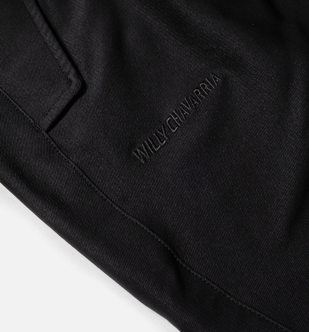 Willy Chavarria x Adidas Elasticated Waistband Track Mens Pant Black