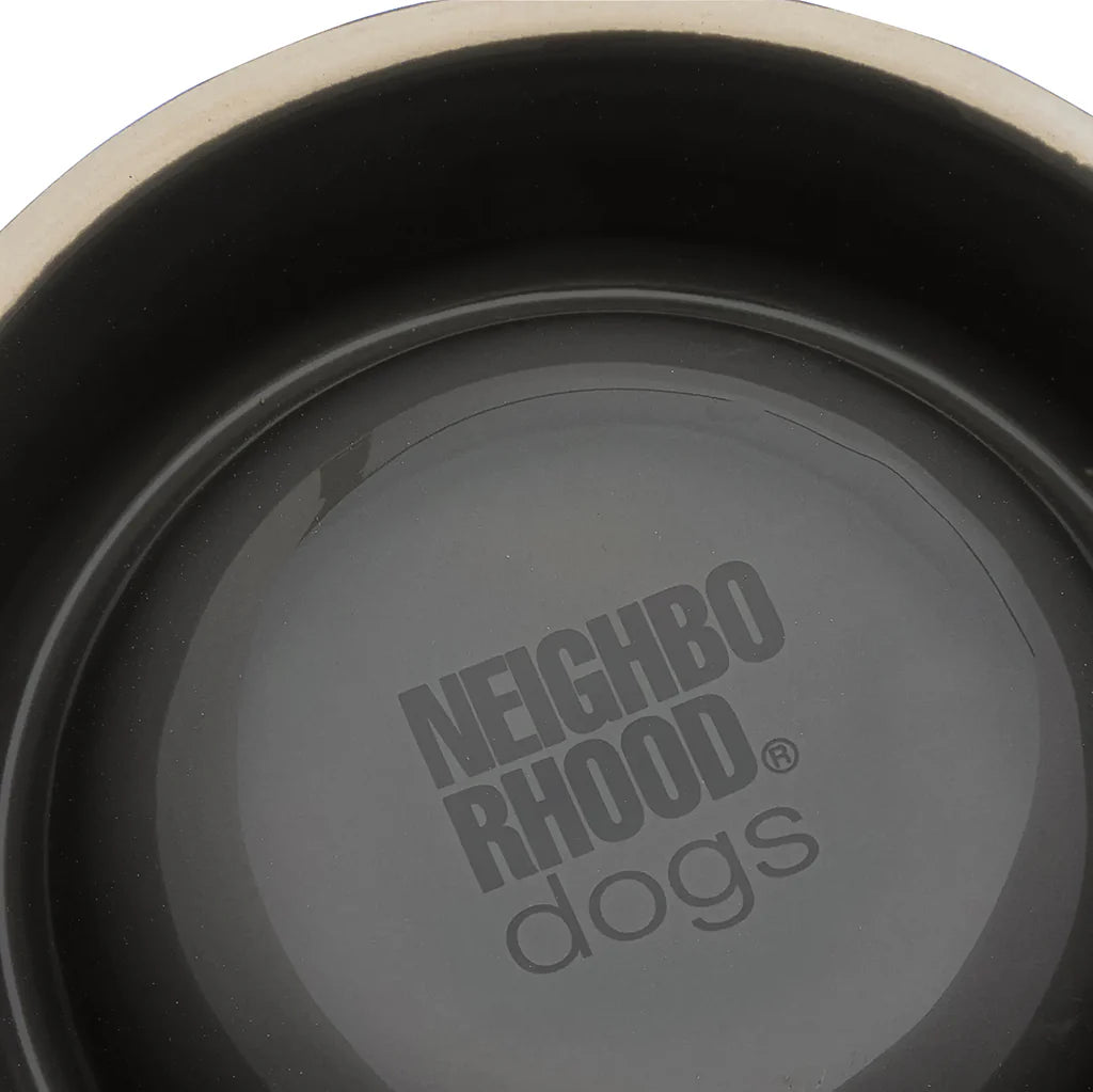 CI Dog Bowl Gray