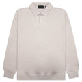 Essentials Knit Polo Silver Cloud