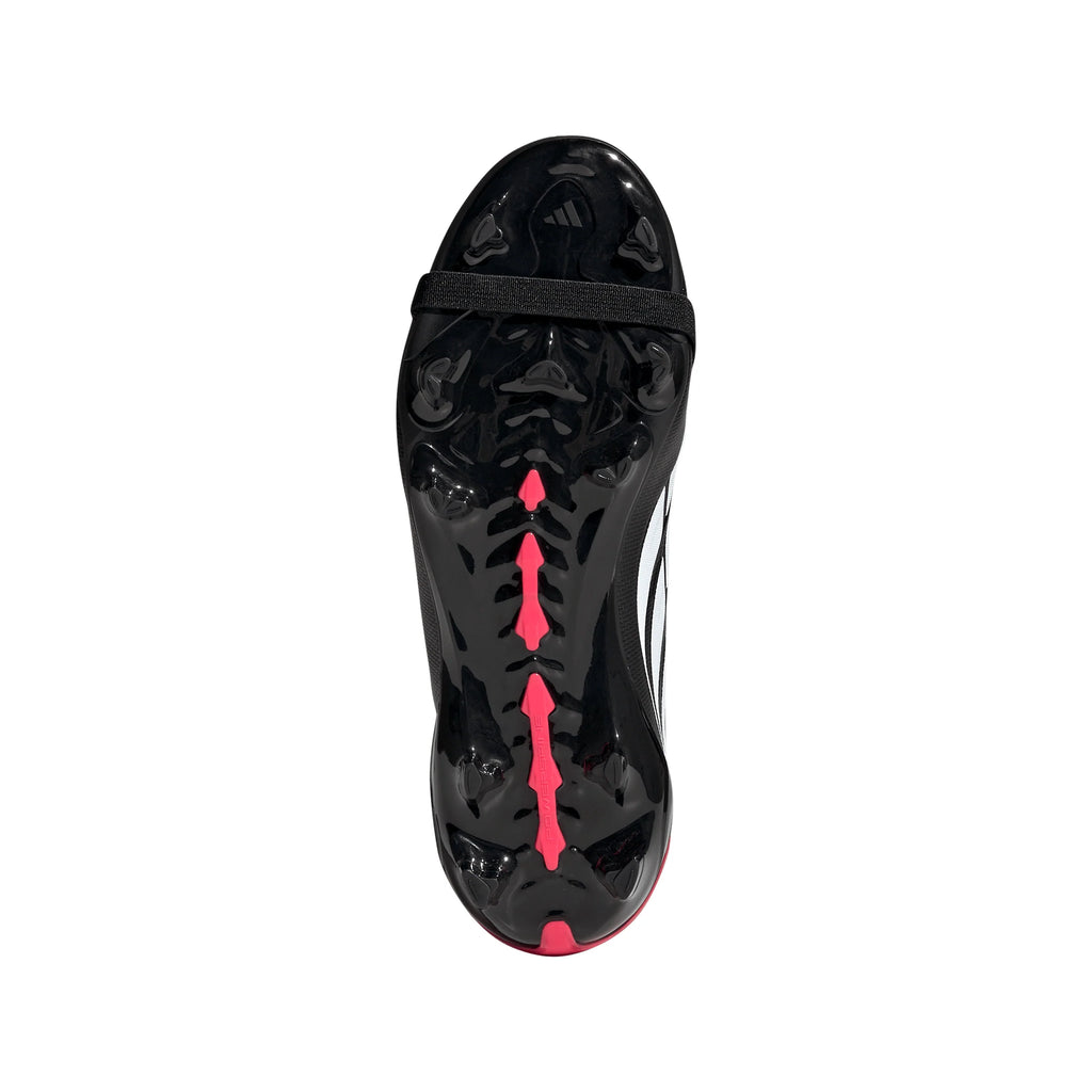 adidas Predator League Fold Over Tongue FG Firm Ground Youth Soccer Cleats Black White