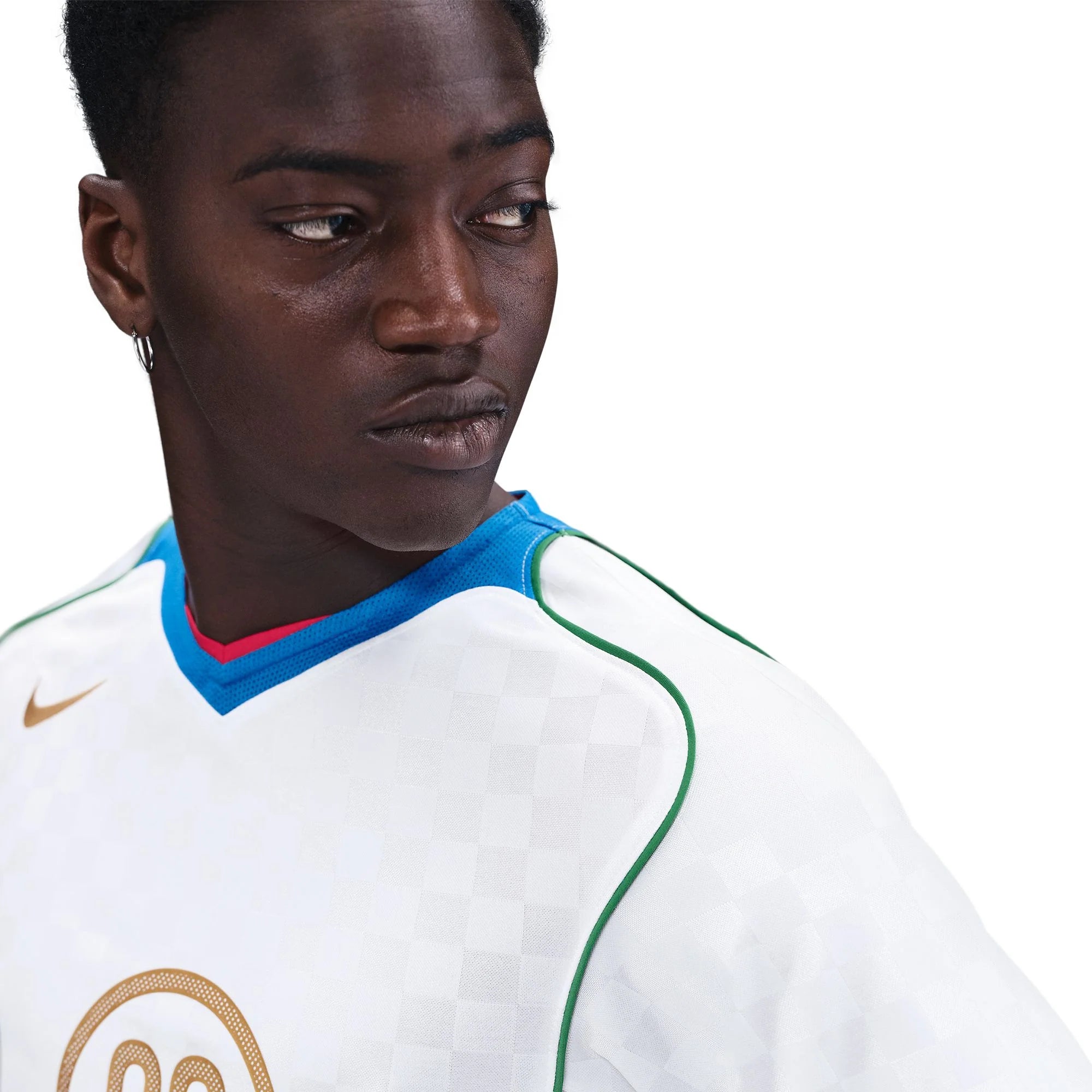 NIKE TOTAL 90 SOCCER JERSEY WHITE