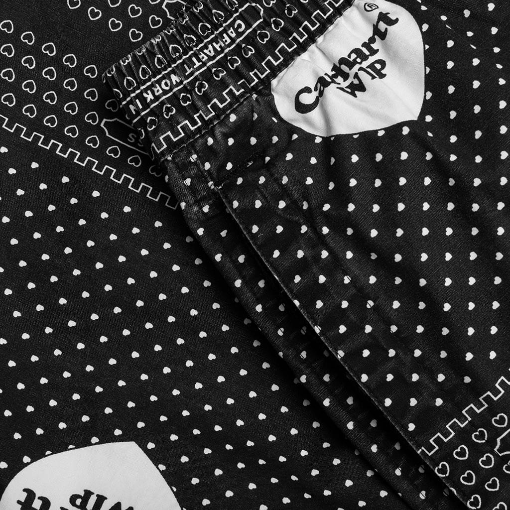 Heart Bandana Short Black
