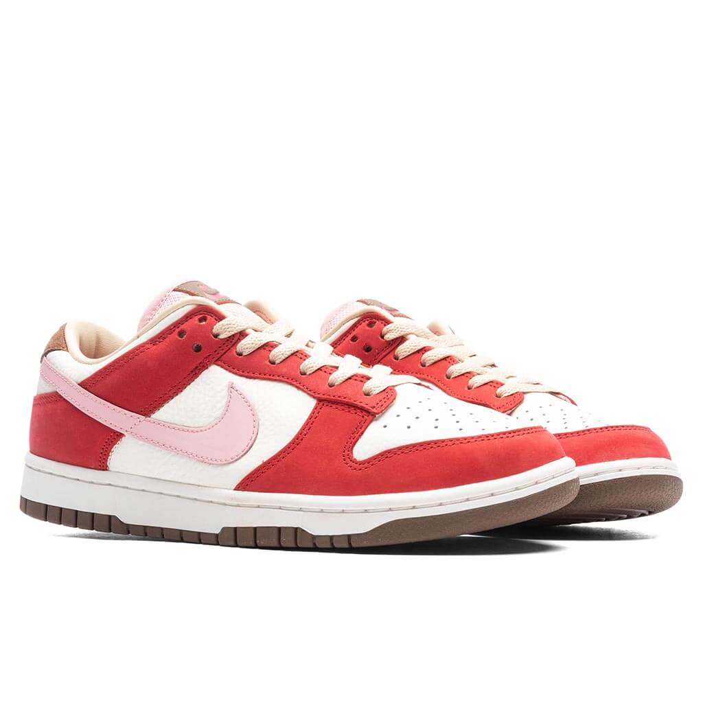Womens Dunk Low PRM Bacon Sport Red Sheen Sail