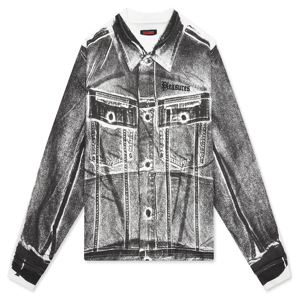 Trucker Heavyweight L S T Shirt Bone