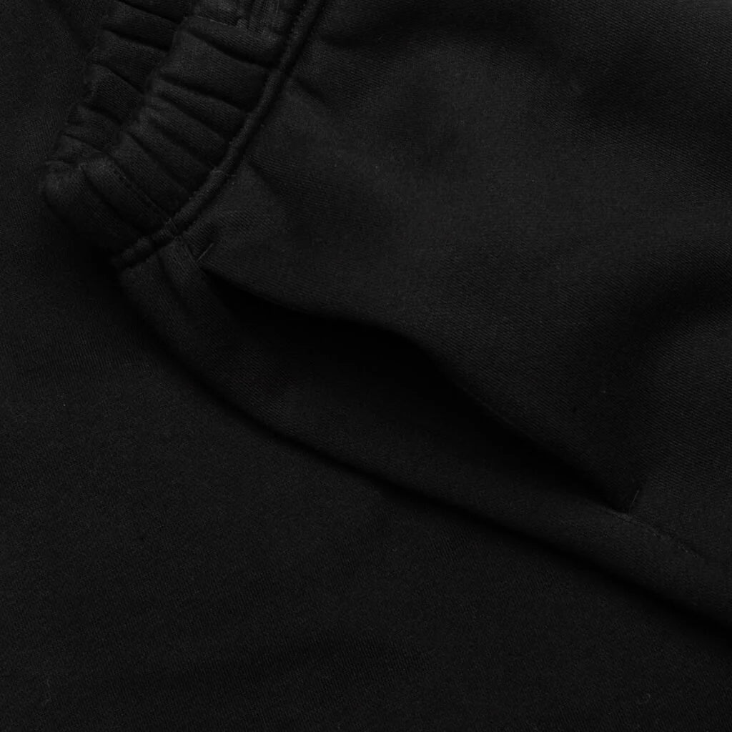 Fleece Soccer Short Black