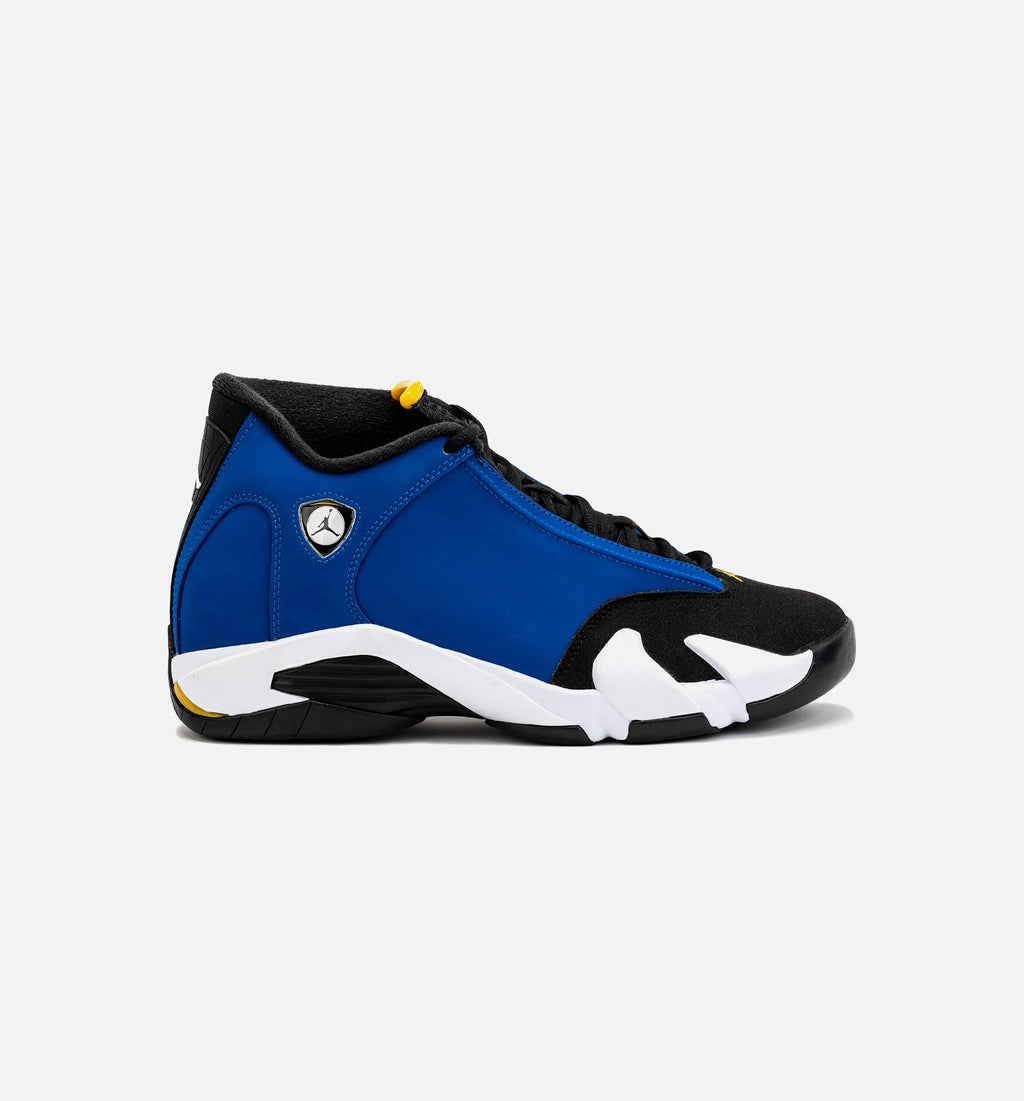 Air Jordan 14 Retro Laney Mens Lifestyle Shoe Blue Black Free Shipping