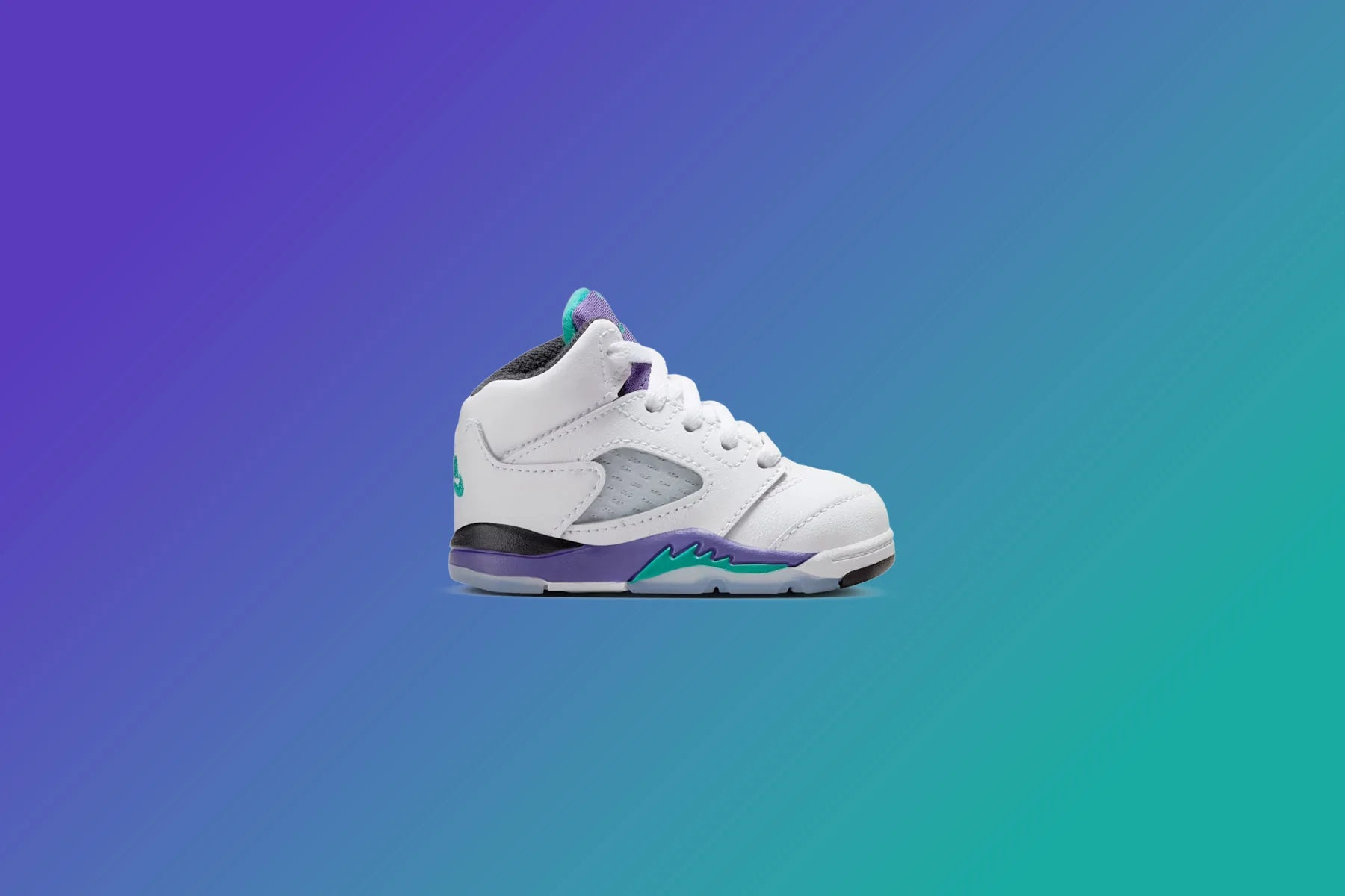 Air Jordan 5 Retro OG Grape TD White New Emerald Grape