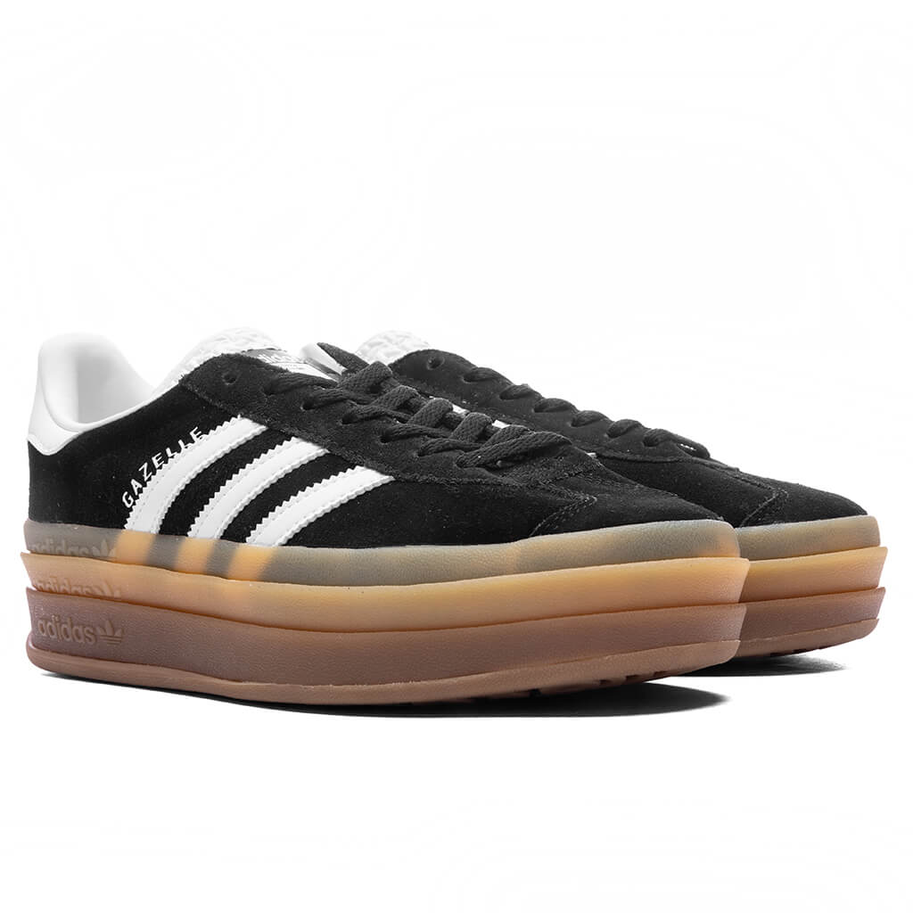 Womens Gazelle Bold Core Black Cloud White