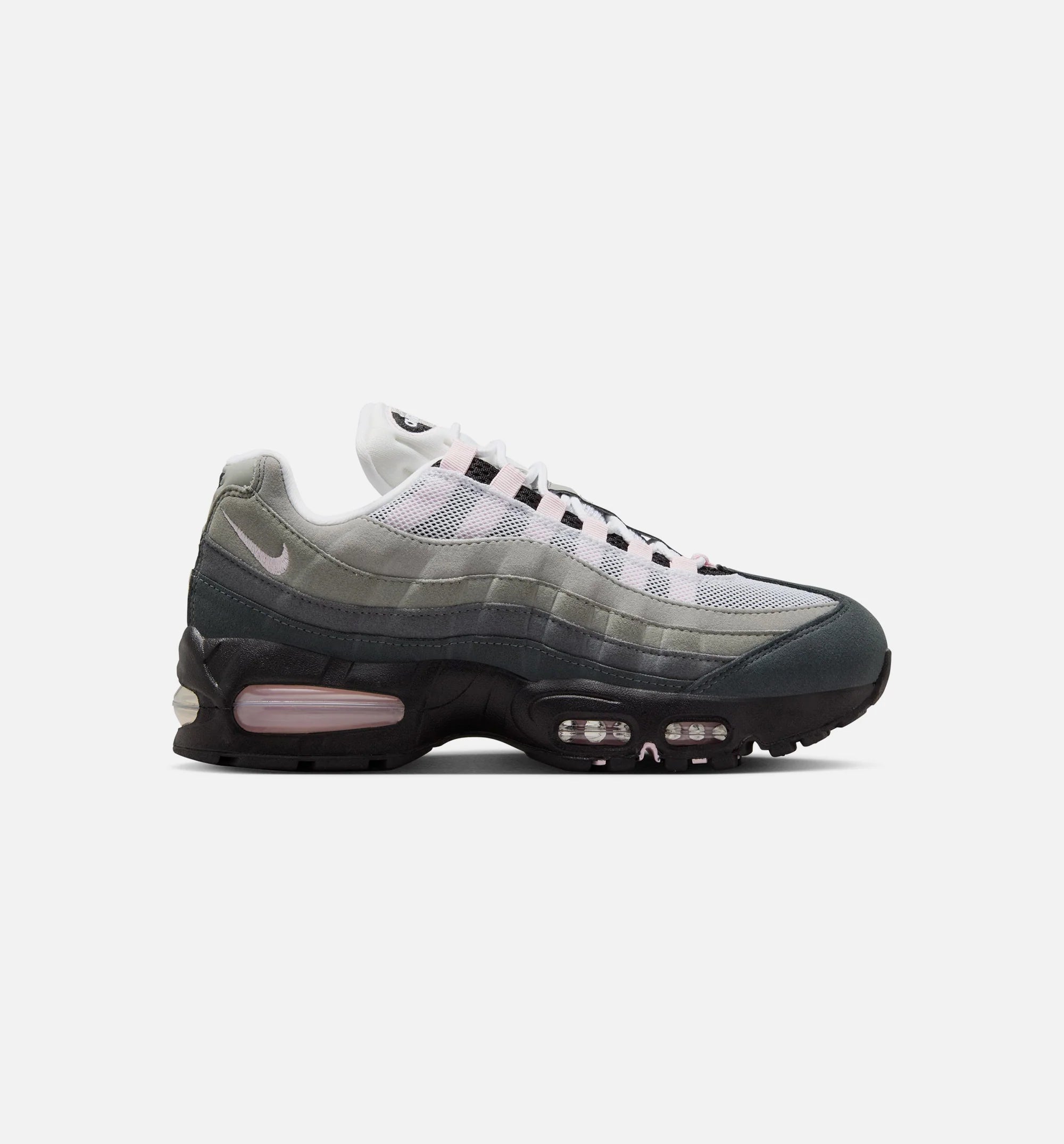 Air Max 95 Pink Foam Womens Lifestyle Shoe Black Pink Foam White Reflective Silver