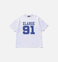 Numbering Mens Short Sleeve Shirt White