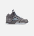 Air Jordan 5 Retro Wolf Grey Preschool Lifestyle Shoe Light Graphite White Wolf Grey
