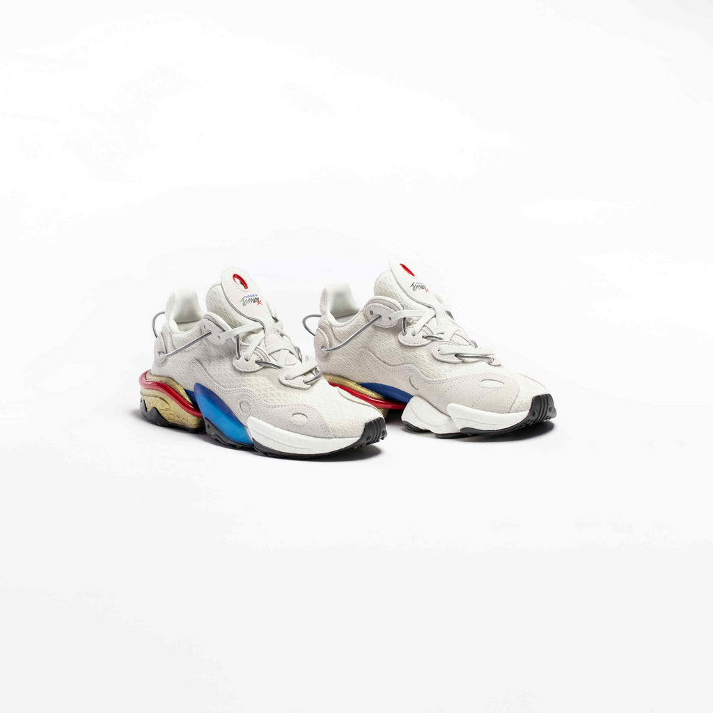 Torsion X Mens Running Shoe Crystal White Grey One Scarlet