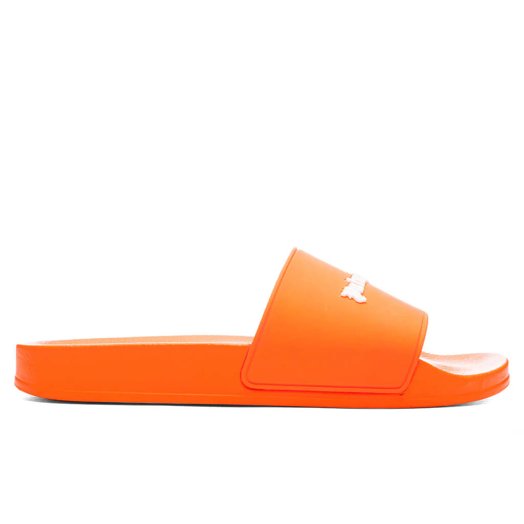 Classic Logo Pool Slider Orange Fluorescent