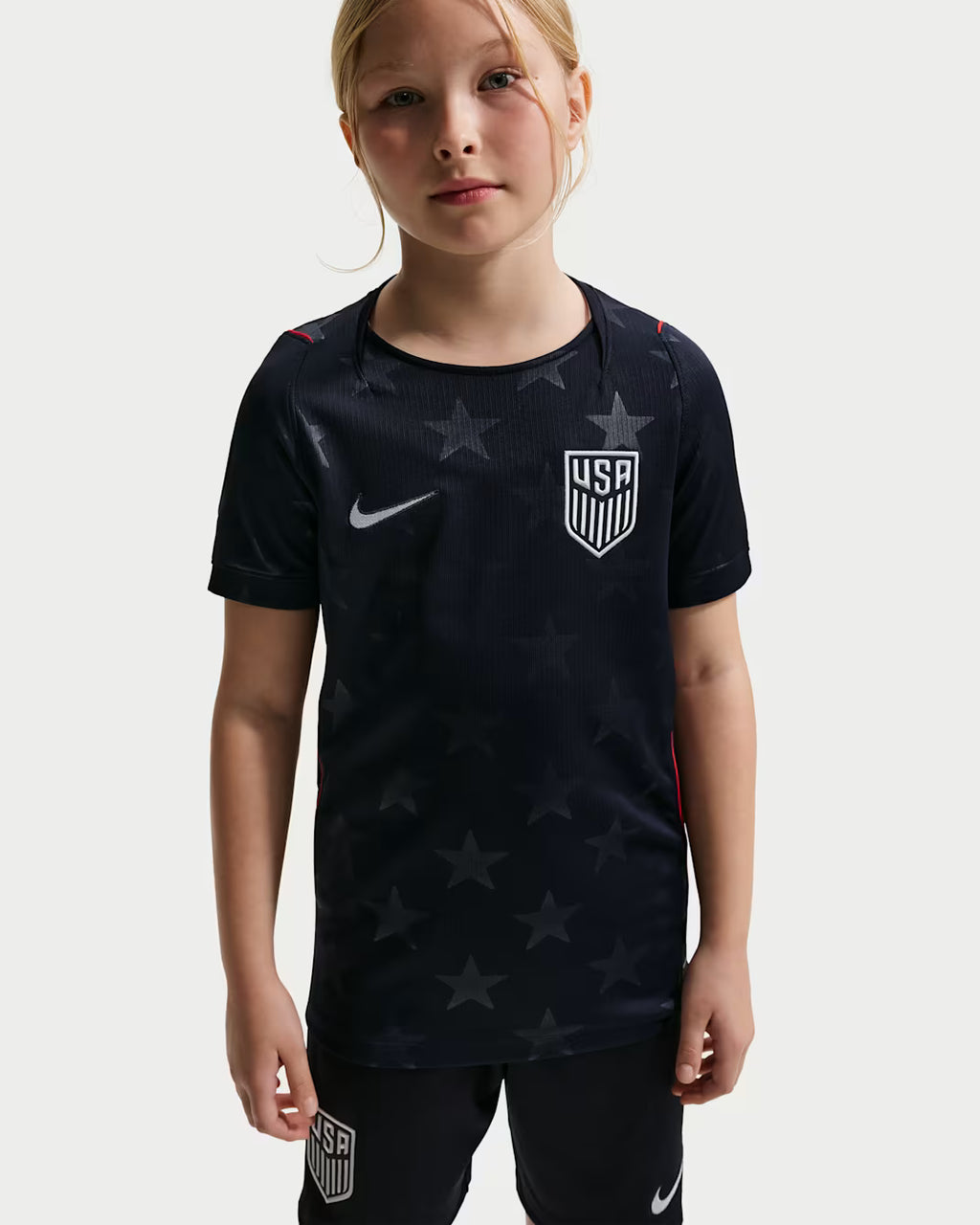 Nike USMNT Away Youth Soccer Jersey 2026 Navy NIO STARS