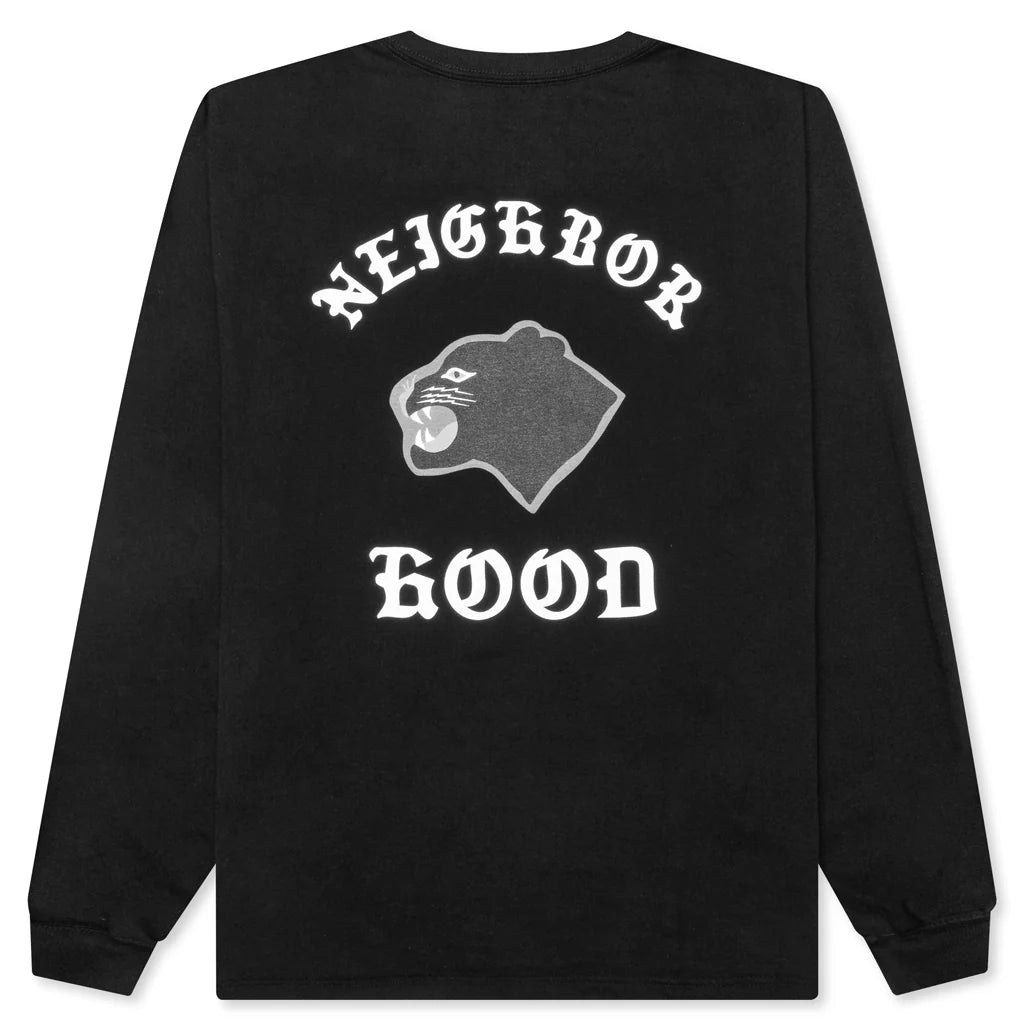 NH L S Tee 10 Black
