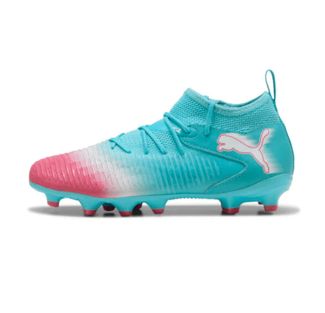 PUMA Future 8 Match RE Charge FG AG Kids Firm Multi Ground Soccer Cleats Blue