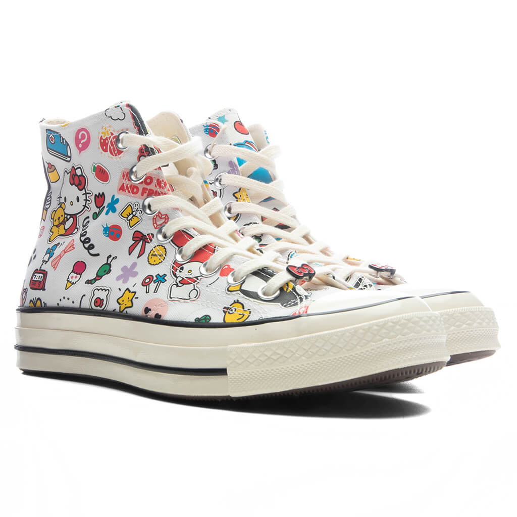 Converse x Hello Kitty Chuck 70 Hi White Pink Green