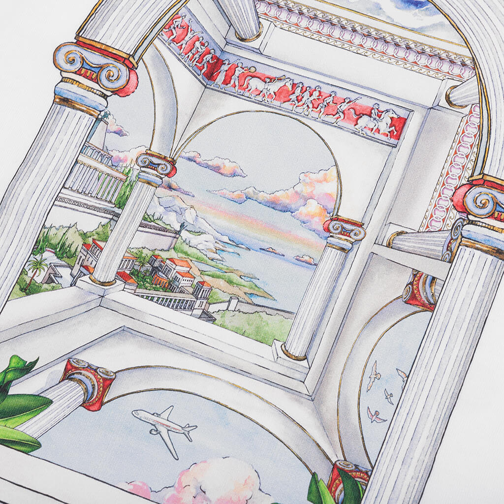 Le Passage Printed T Shirt White