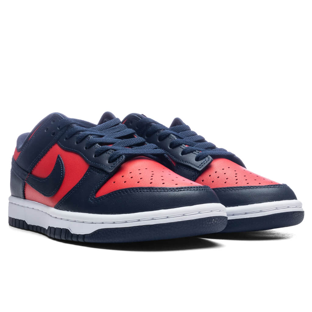 Dunk Low Retro University Red Obsidian White