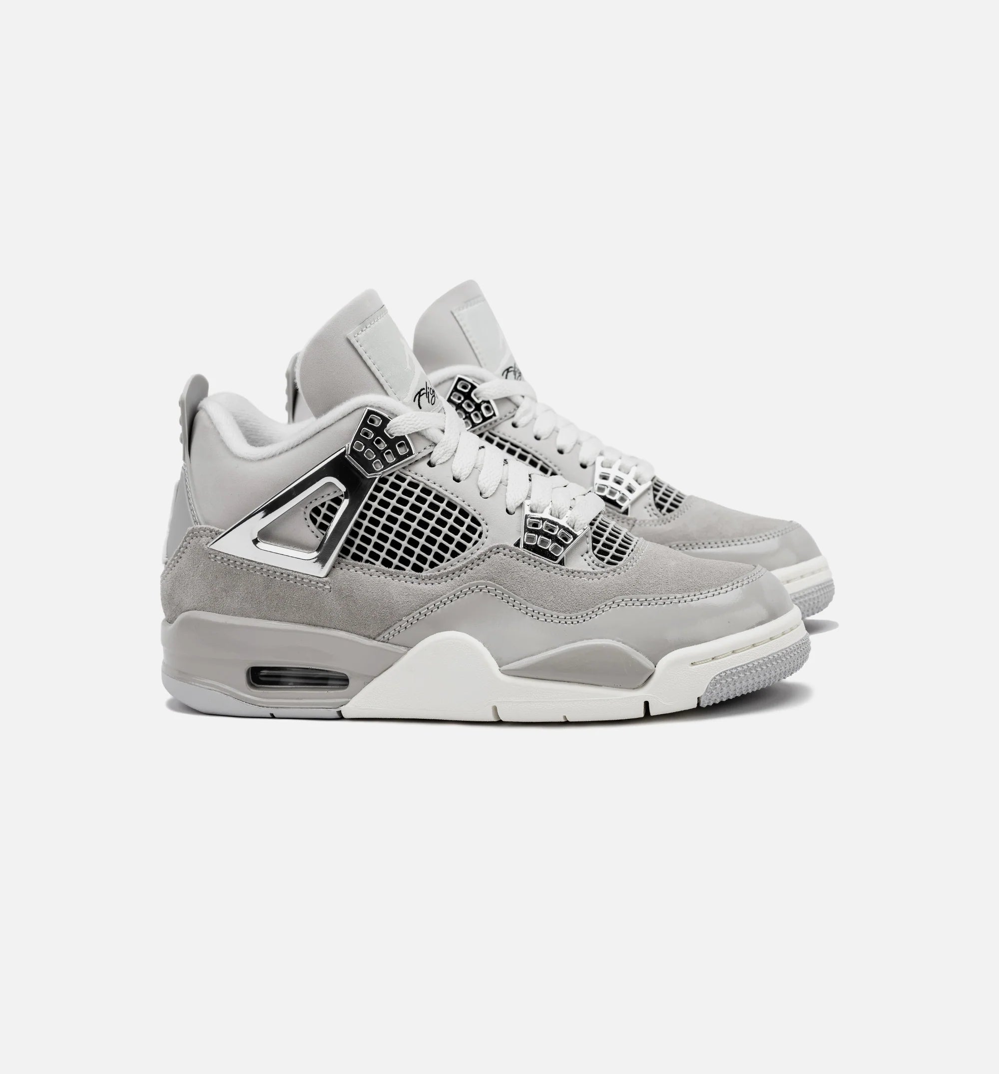 Air Jordan 4 Retro Frozen Moments Womens Lifestyle Shoe Grey White Limit One Per Customer