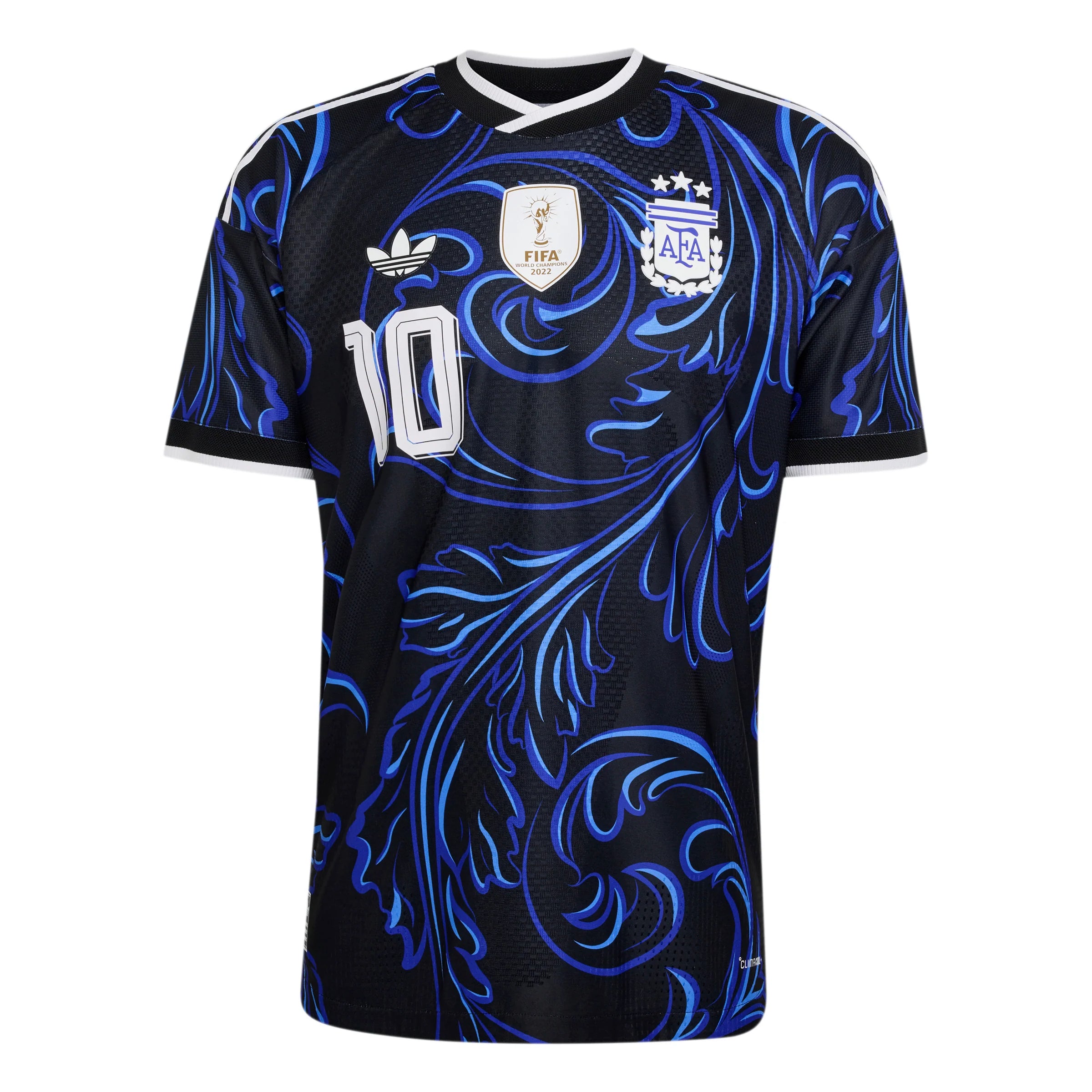 adidas Argentina Away Authentic Messi Mens Soccer Jersey 2026 Black Blue
