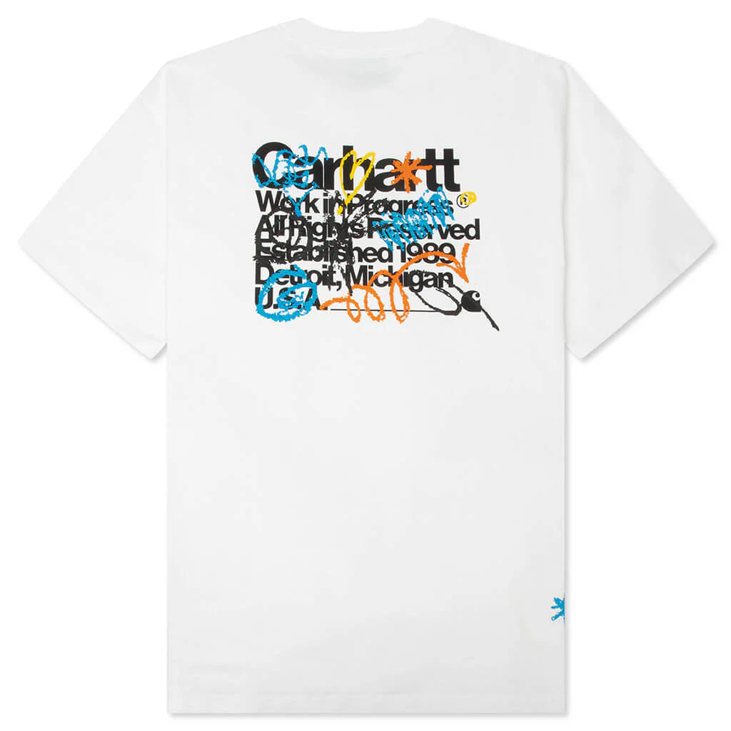 S S Primary T Shirt White