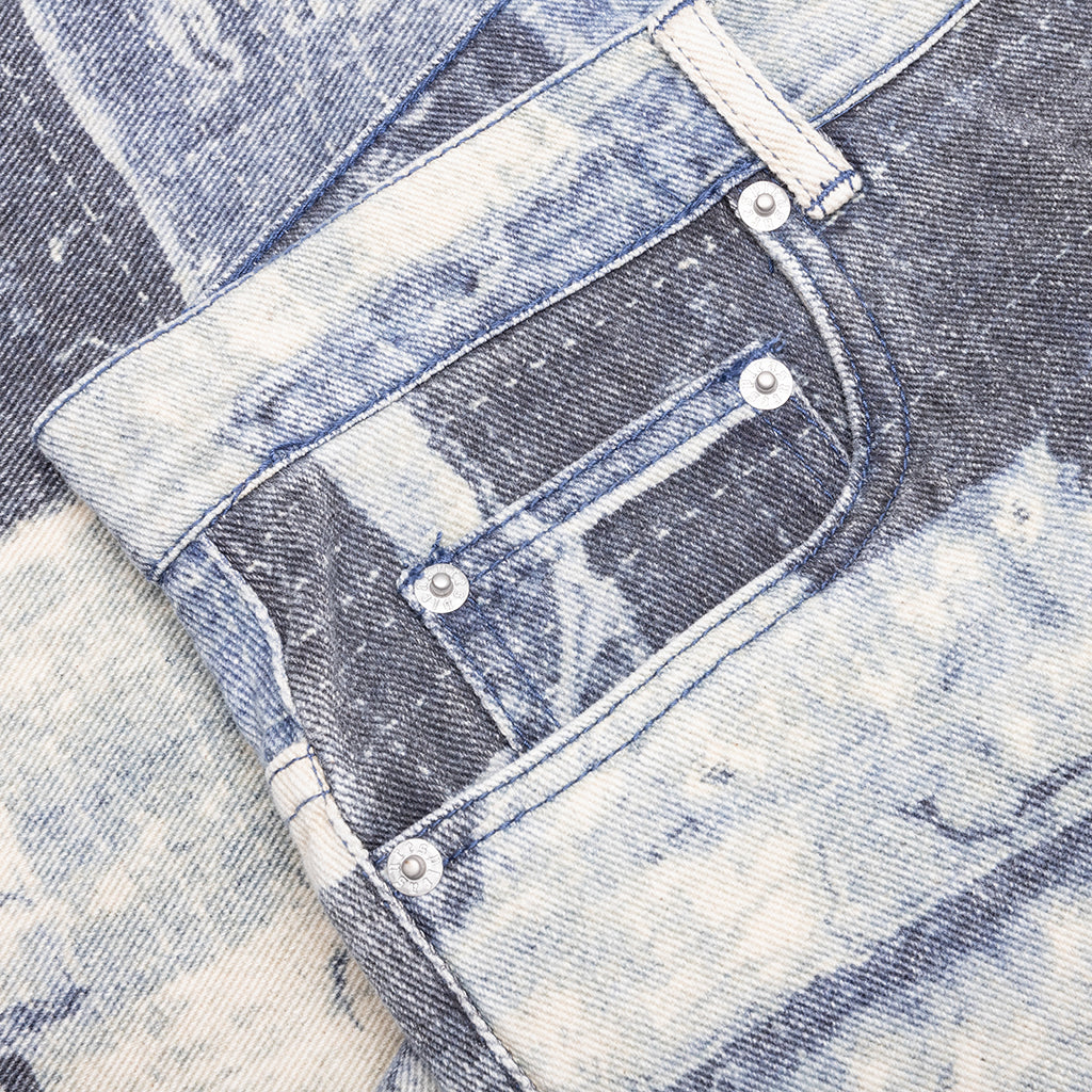 Boro Baggy Jorts Indigo