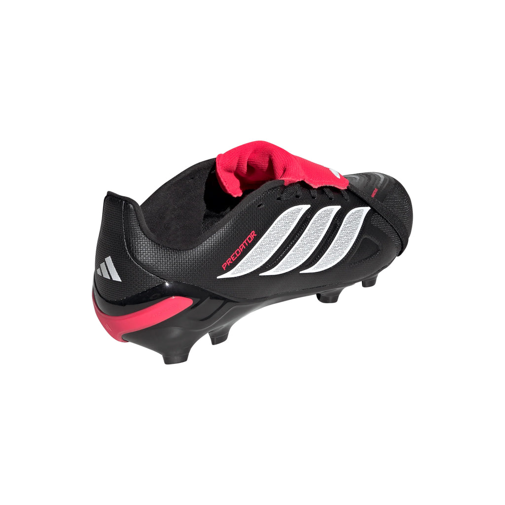adidas Predator League Fold Over Tongue FG Firm Ground Youth Soccer Cleats Black White