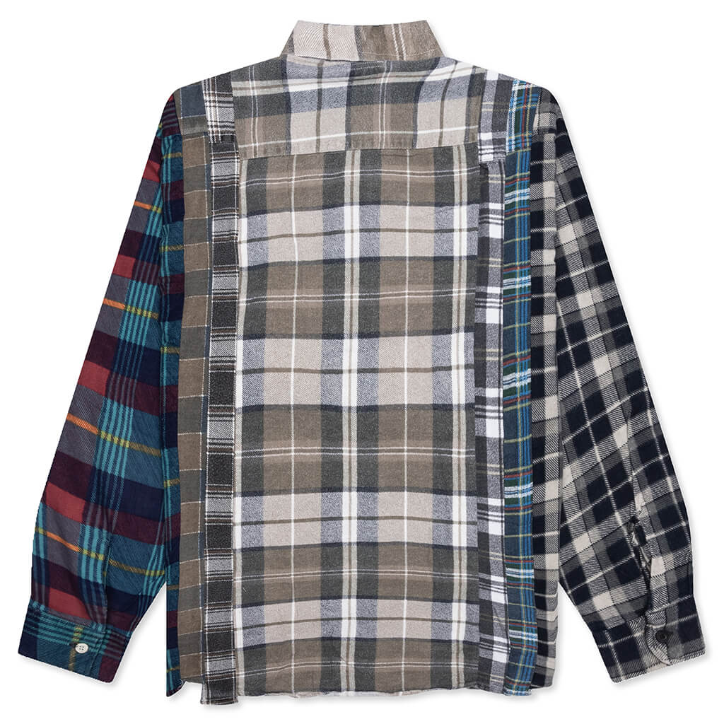 7 Cuts Flannel Shirt Assorted