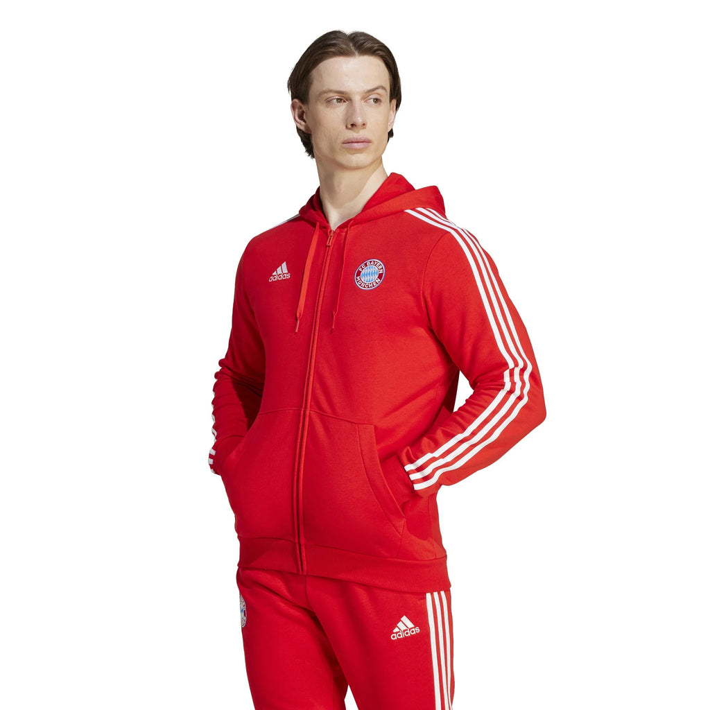 adidas Bayern Munich DNA Full Zip Hoodie 23 24