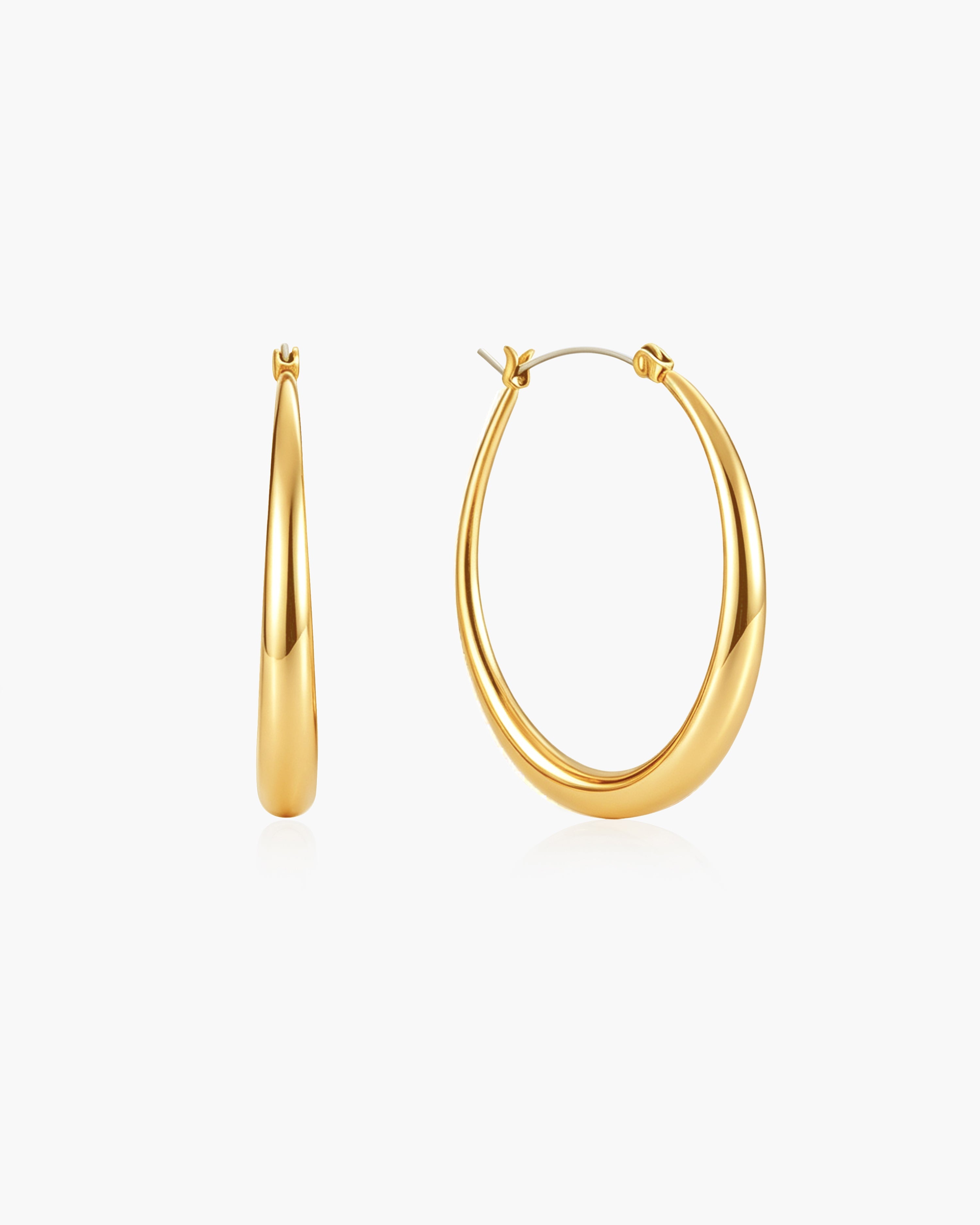 Sloane Hoop Earrings in Gold