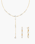 Adriana Necklace & Crystal Marquise Earrings Set