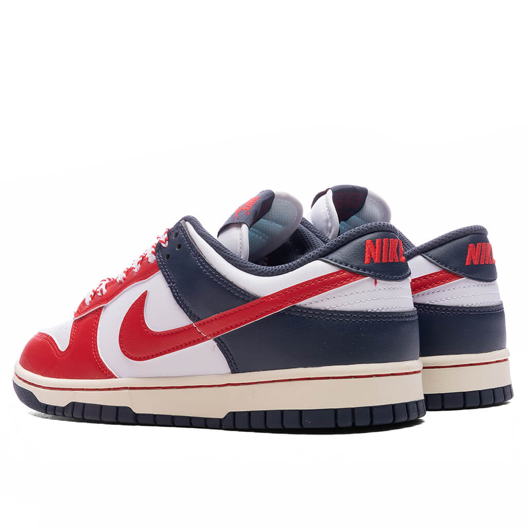 Dunk Low Retro Boston Red Sox White University Red Thunder Blue