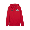 PUMA AC Milan Culture Hooded Sweat Jacket Red Black