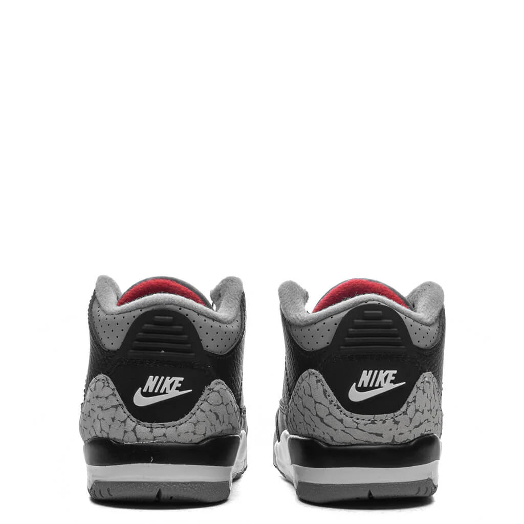 Air Jordan 3 Retro TD Black Cement Black Fire Red Cement Grey Summit White