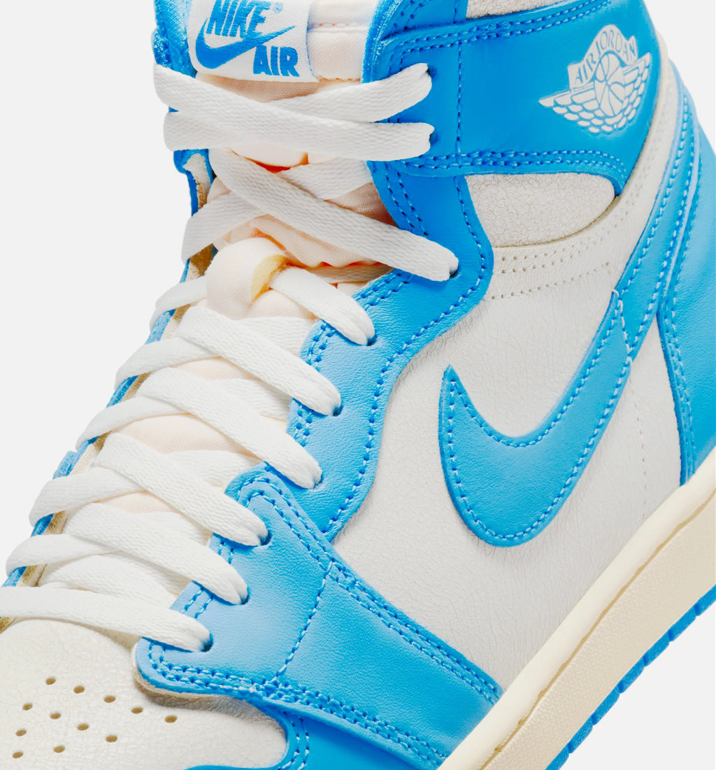 Air Jordan 1 Retro High OG UNC Reimagined Mens Lifestyle Shoe Dark Powder Blue Sail