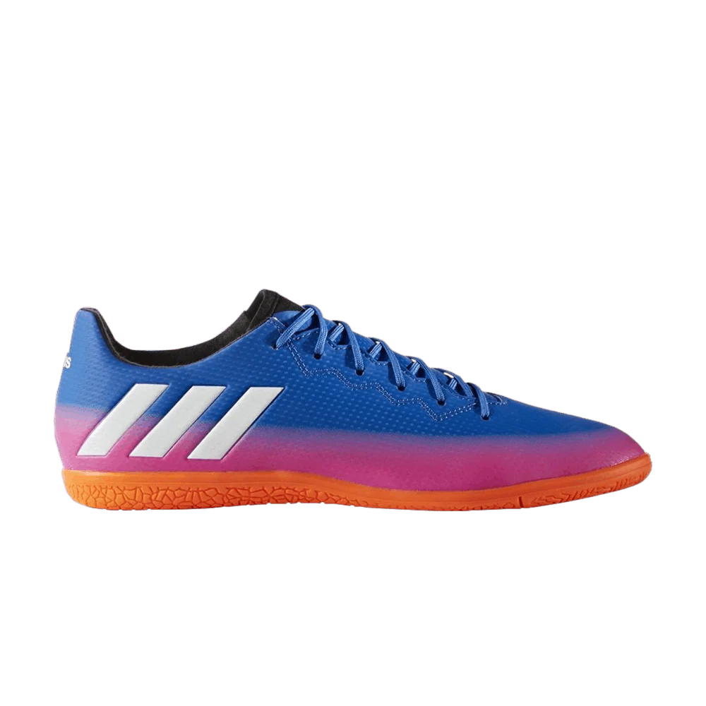 adidas Messi 163 IN Indoor Soccer Shoes Blue White Orange