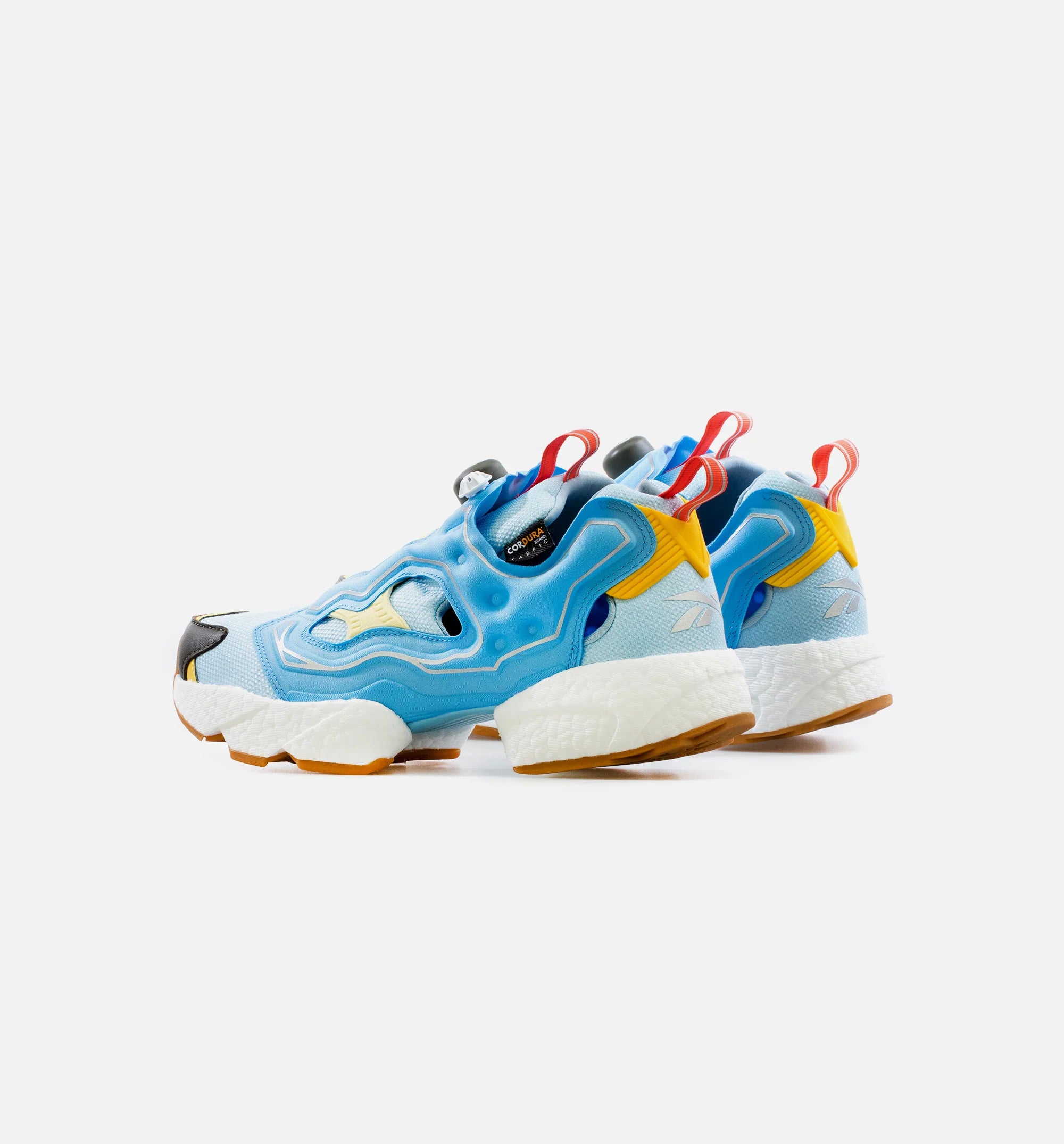 Instapump Fury Boost X BBC Mens Lifestyle Shoe Blue Yellow