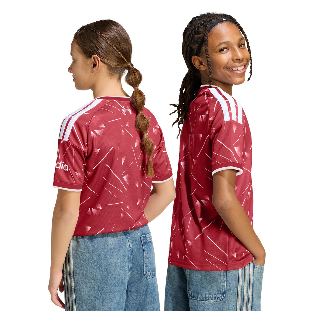 adidas Liverpool FC Home Youth Soccer Jersey 26 27 Red